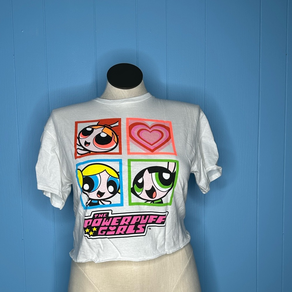 Powder Puff Girls Short Sleeve Tshirt Size Medium